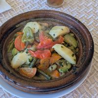 Veg tagine at La Pergola - Hôtel Oasis Palm in Guelmim