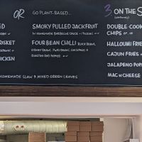 Menu at Vudu Food in Brighton