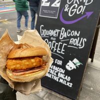 Bap With Sign  at Vudu Food in Brighton