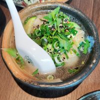 9 Wonton Wonder soup at CHAM - the vegan kitchen in Hannover