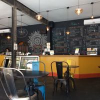 Fun decor at Higher Taste Plant Based in Long Beach