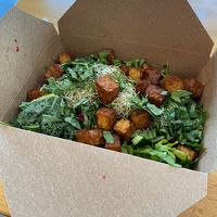 Hemp Tempeh Salad at Higher Taste Plant Based in Long Beach