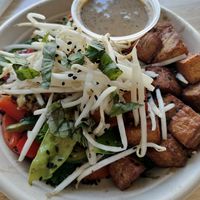 Thai Temple bowl at Higher Taste Plant Based in Long Beach