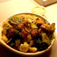 Tempeh bowl at Higher Taste Plant Based in Long Beach