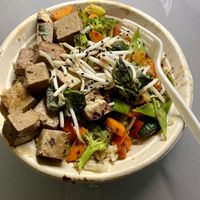 Thai temple bowl with tofu   at Higher Taste Plant Based in Long Beach
