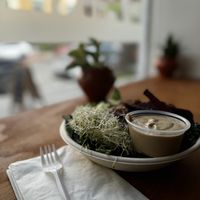 Second day in a row eating here.  It’s delicious !  at Higher Taste Plant Based in Long Beach