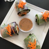 Fresh spring rolls.  at Higher Taste Plant Based in Long Beach