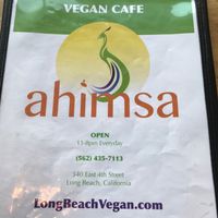 Ahimsa in Long Beach at Higher Taste Plant Based in Long Beach