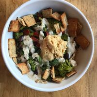 Mediterranean Bowl  at Higher Taste Plant Based in Long Beach