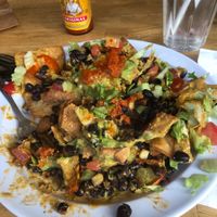 Ahimsa nachos  at Higher Taste Plant Based in Long Beach