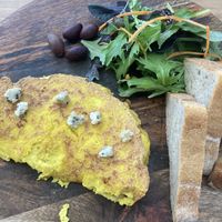 Vegan omelet. This was our favorite!  at Kaiaroha Vegan Deli and Eatery in Auckland