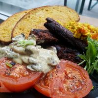 Breakfast at Kaiaroha Vegan Deli and Eatery in Auckland