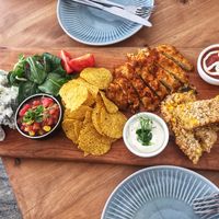 Louisiana Platter at Kaiaroha Vegan Deli and Eatery in Auckland