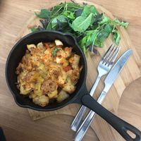 Vegan cottage pie at Kaiaroha Vegan Deli and Eatery in Auckland