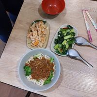 Cucumber, tofu skin, noodles at Grandma's Noodle Shop - 阿嬤麵店 in Hualien