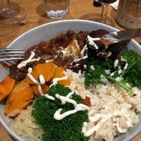 Buddha Bowl.
Special of the day 12 Dec 2024 at Lu-Ma Cafe in South West London