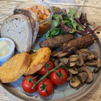 Vegan breakfast  at Lu-Ma Cafe in South West London