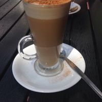 Coffee at Lu-Ma Cafe in South West London