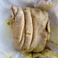 Vegetable roti at Trinidad Golden Place in Brooklyn