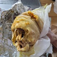 Vegetable roti at Trinidad Golden Place in Brooklyn