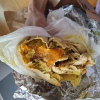 Vegetable roti at Trinidad Golden Place in Brooklyn