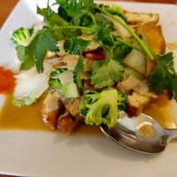 Rice noodle tofu stir fry at Pho Cali  in Wilmington