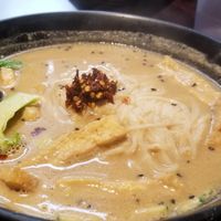 Spicy sesame noodle soup at Betty Noodles in Santa Cruz