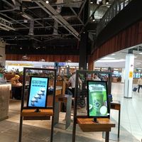 More seating and ordering right of counter at LTN - Black Sheep Coffee  in Luton