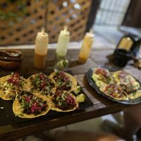 One of each taco 👌  at El Bajón Vegano in Playa Del Carmen