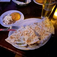 Vegan Quesadillas at La Cantina in Chicago
