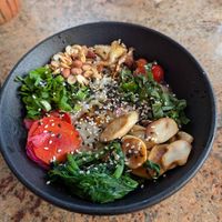 Congee at The Flying Goat in Anjuna