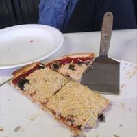 mushroom basil w/ daiya at Pizzeria Brandi in Chicago