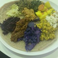 Veggie combo  at Addis Ethiopian Cafe & Restaurant in Auckland