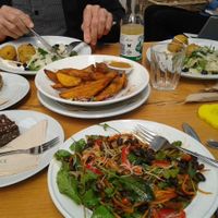 Varied organic menu. This was our lunch. at Huckleberry Cafe in New Lynn