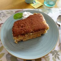 Tiramisu at Vegetal Food by Grace in Antwerpen