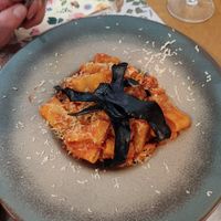 Pasta con le melanzane at Vegetal Food by Grace in Antwerpen