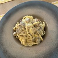 Carbonara spaghettii  at Vegetal Food by Grace in Antwerpen