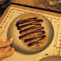 Vegan banana pancakes at KAKTUS in Villaviciosa De Odon