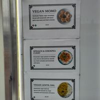The vegan curry option changes from time to time at Tibet Flavour in Ely