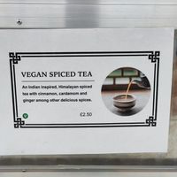 Spiced soya tea at Tibet Flavour in Ely