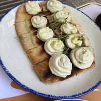 Greens pie with vegan cheesee  at GNOU in Athens