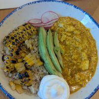 Tofu scramble at GNOU in Athens