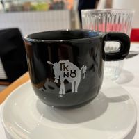 Branded cup. at GNOU in Athens