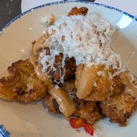 Cauliflower bites at GNOU in Athens