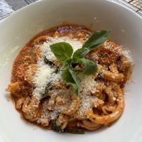 Skioufihta (Cretan pasta)  at GNOU in Athens