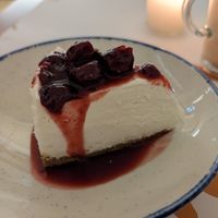 Incredible cheesecake at GNOU in Athens