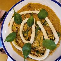 Broccoli omlette at GNOU in Athens