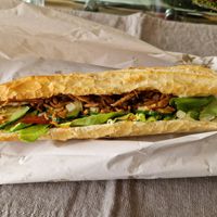 New sandwich with kebab "meat". It's really good. I'm glad I can always costumize my sandwiches. at ‘t Oventje in Genk