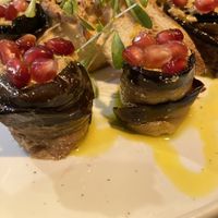 Aubergine pkali starter  at Samaia in South West London