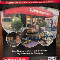 A folder of the restaurant at Restaurant Thai Chili in Utrecht